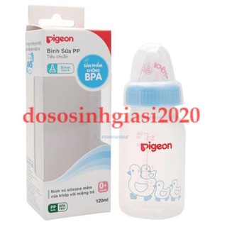 Bình sữa Pigeon PP 120ML và 240ml(cổ viền màu)