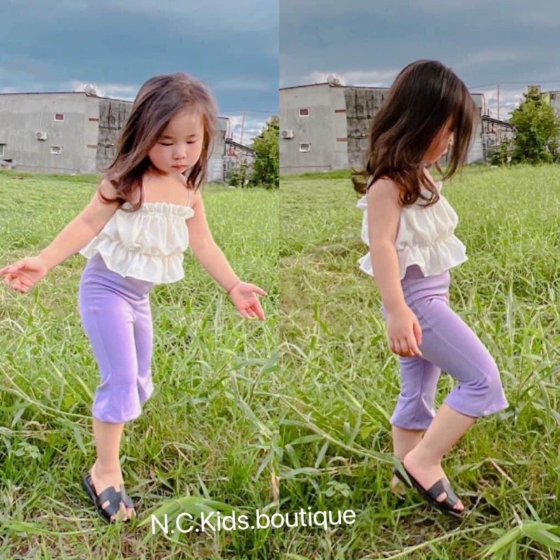 Xả Set áo nhún dây cho bé gái