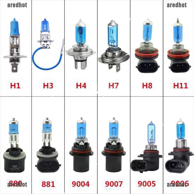 Bóng đèn pha xenon 12V H1 H3 H4 H7 H11 9006 9007 tiện dụng cho xe hơi