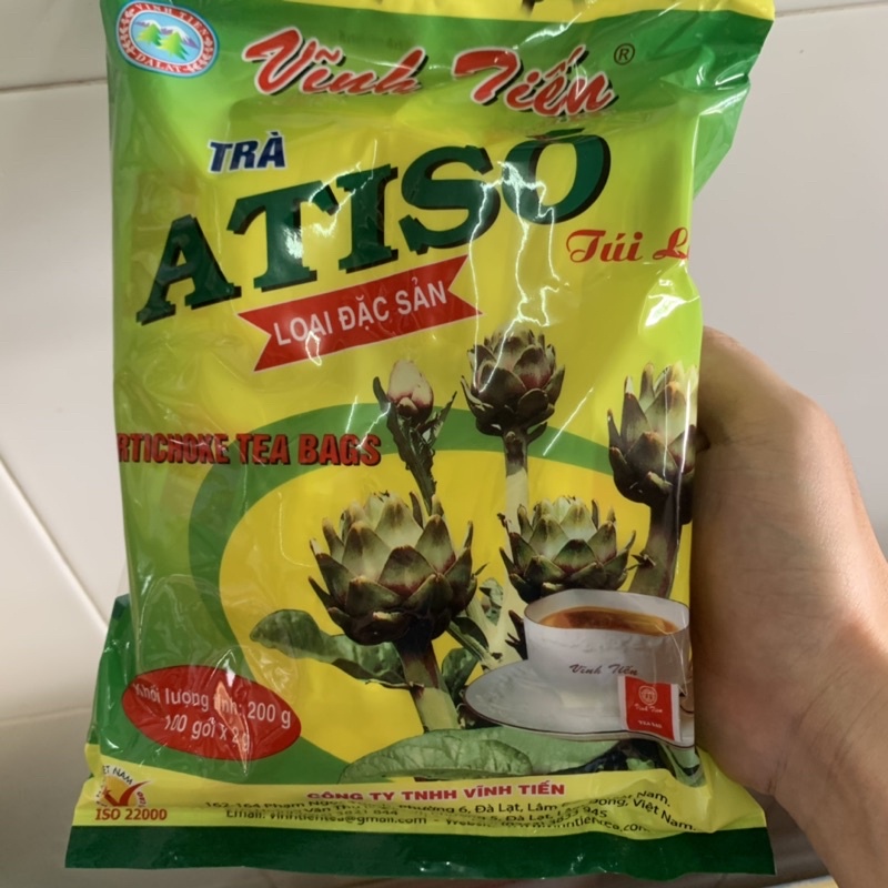 Trà Atiso Vĩnh Tiến - Actiso - bịch 100 túi lọc