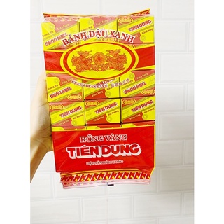 Date mới nhất 8 2023 bánh đậu xanh rồng vàng tiên dung bịch to 445g gồm 36 - ảnh sản phẩm 1