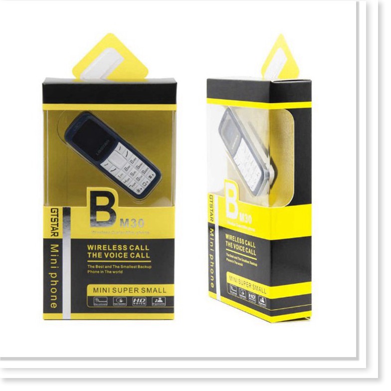 Xả kho - Điện thoại mini BM30 kiêm tai nghe bluetooth 1 sim hỗ trợ thẻ nhớ lên đến 36GB - NicePro | BigBuy360 - bigbuy360.vn