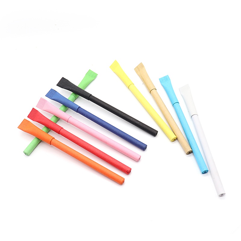 1 Bút Bi Giấy Kraft Thân Thiện Với Môi Trường Dễ Thương