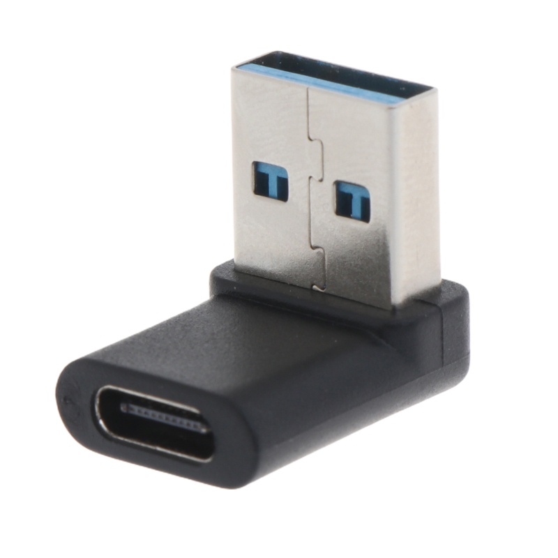 Bộ Chuyển Đổi Dữ Liệu 10Gbps USB 3.0 Type C Đầu Đực Sang Đầu Cái Cho Laptop 90 Độ