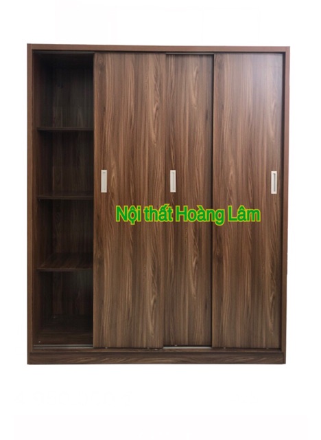 Tủ cánh lùa 4 cánh gỗ công nghiệp