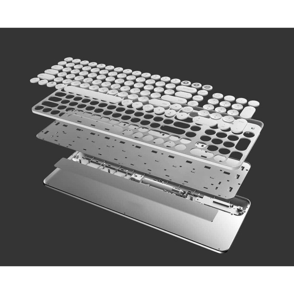 2 Thiết bị | Bàn phím không dây Hợp Kim Nhôm 𝗫𝗶𝗮𝗼𝗺𝗶 MIIIW MWBK01 - Keyboard Xiaomi MIIIW Bluetooth & 2.4GHz - MiHouse