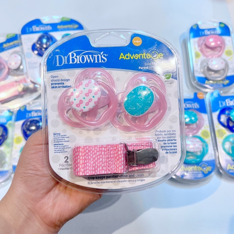 Ti giả chỉnh nha Dr.Brown's cho bé từ 0 - 18 tháng