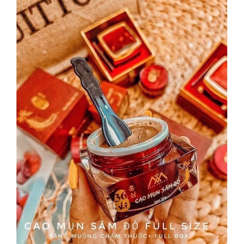Cao mụn sâm đỏ full size 15g