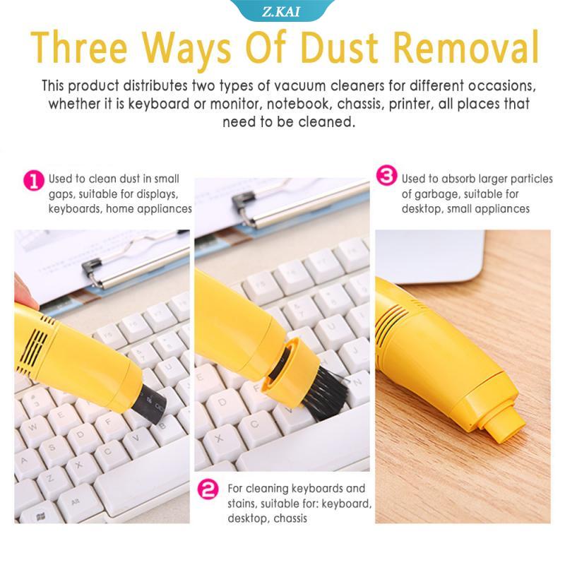 Máy Hút Bụi Bàn Phím Kết Nối USB Thiết Kế Nhỏ Gọn Cho Laptop Máy Tính