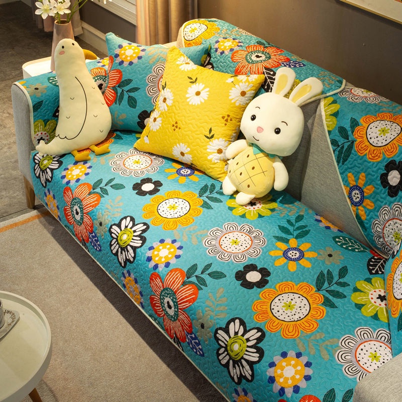 Vỏ Bọc Đệm Ghế Sofa Bốn Mùa Thông Dụng Thời Trang Đơn Giản Chống Trượt Chống Bụi Hiện Đại