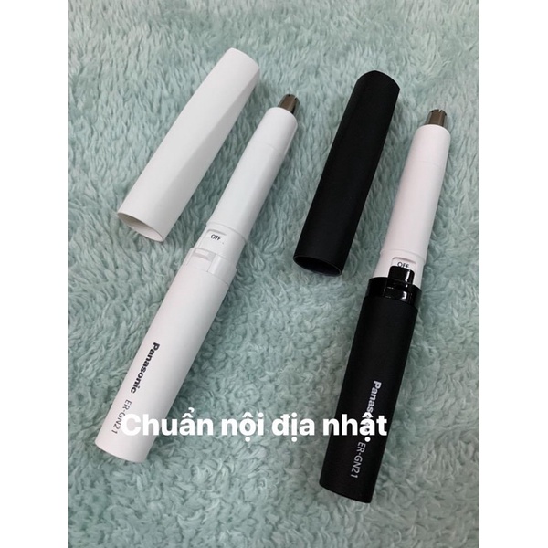 Máy cắt tỉa lông mũi Panasonic ER-GN11 đen, trắng, đỏ