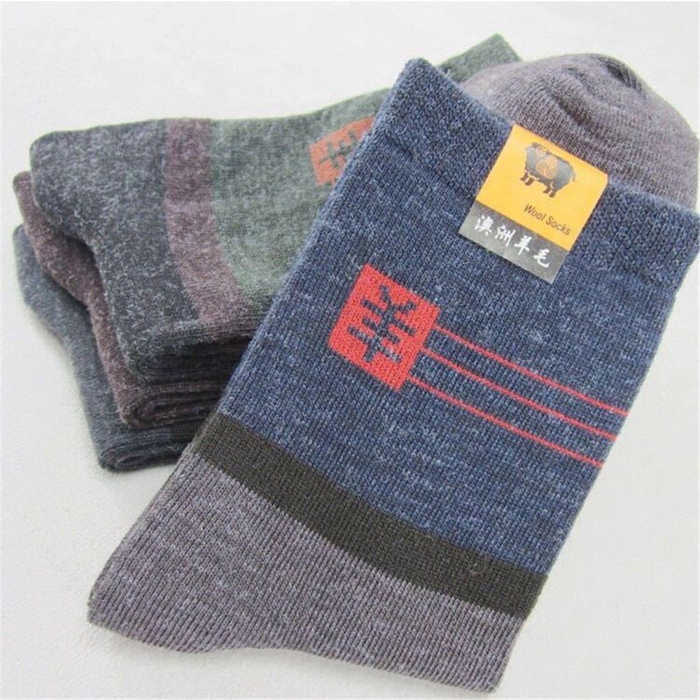 Set 5 / 10 Đôi Tất Len Siêu Mềm Mại Cho Nam