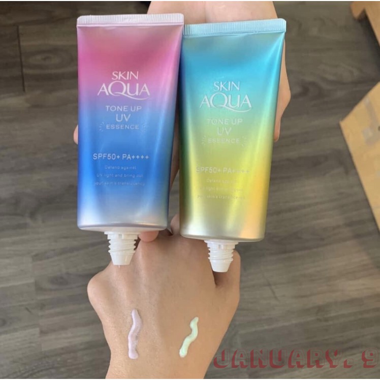 Kem chống nắng Sunplay Skin Aqua Tone Up UV Essence SPF50+ PA++++ 80g