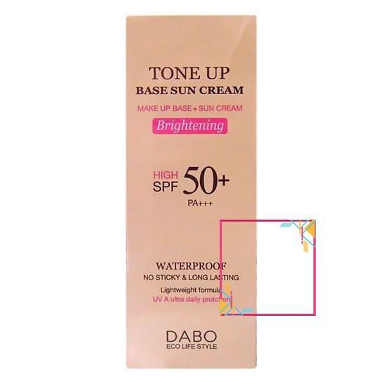 [Mã FMCG8 - 8% đơn 250K] Hàng Chính Hãng – Kem Chống Nắng Trắng Da DABO Tone Up Base Sun cream Cao Cấp Hàn Quốc – 70ml