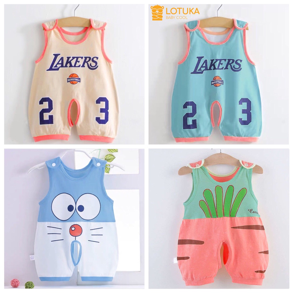 Body đùi Sát Nách Hở Bỉm, chống hăm bodysuit cho bé chất vải cotton mềm mịn, thoáng mát bộ body cho bé từ 3- 12kg