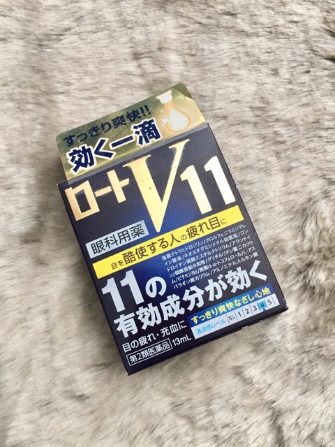 Dung dịch N.hỏ m.ắt Rohto Premium V11 Nhật 13ml