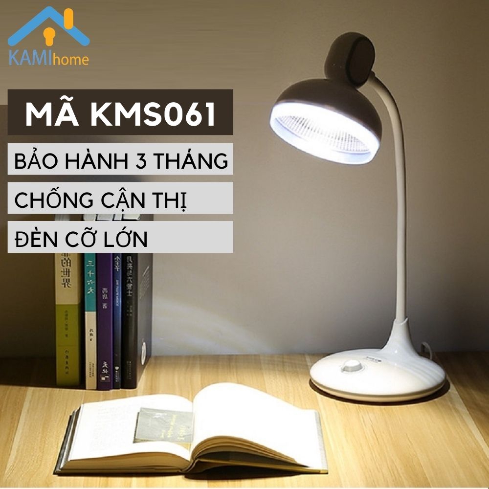 Đèn học kẹp bàn chống cận thị cỡ lớn chuyên nghiệp KMS059