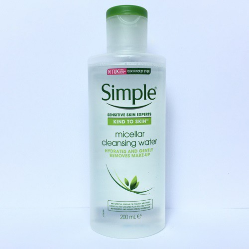 Nước Tẩy Trang Simple Micellar Cleansing Water 200ml