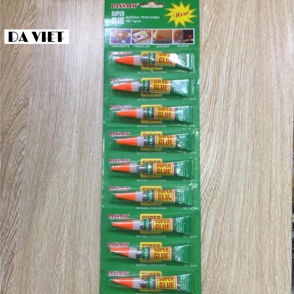Keo dán siêu dính SUPER GLUE chính hãng 100% PANSACO thuận tiện xử lý giày dép hư hỏng siêu nhanh, Cực Dính