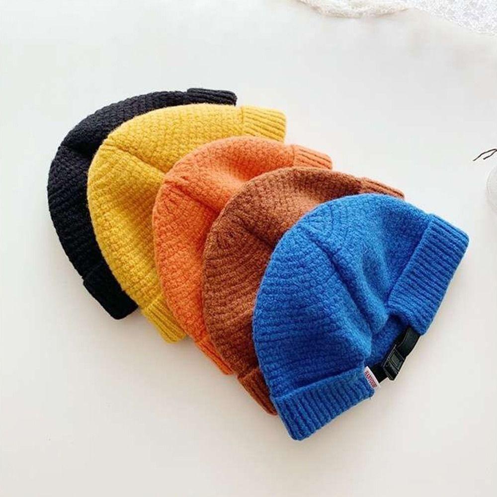 Mũ Beanie Cotton Pha Trơn Màu Chống Lạnh Thời Trang Cho Nam Giới
