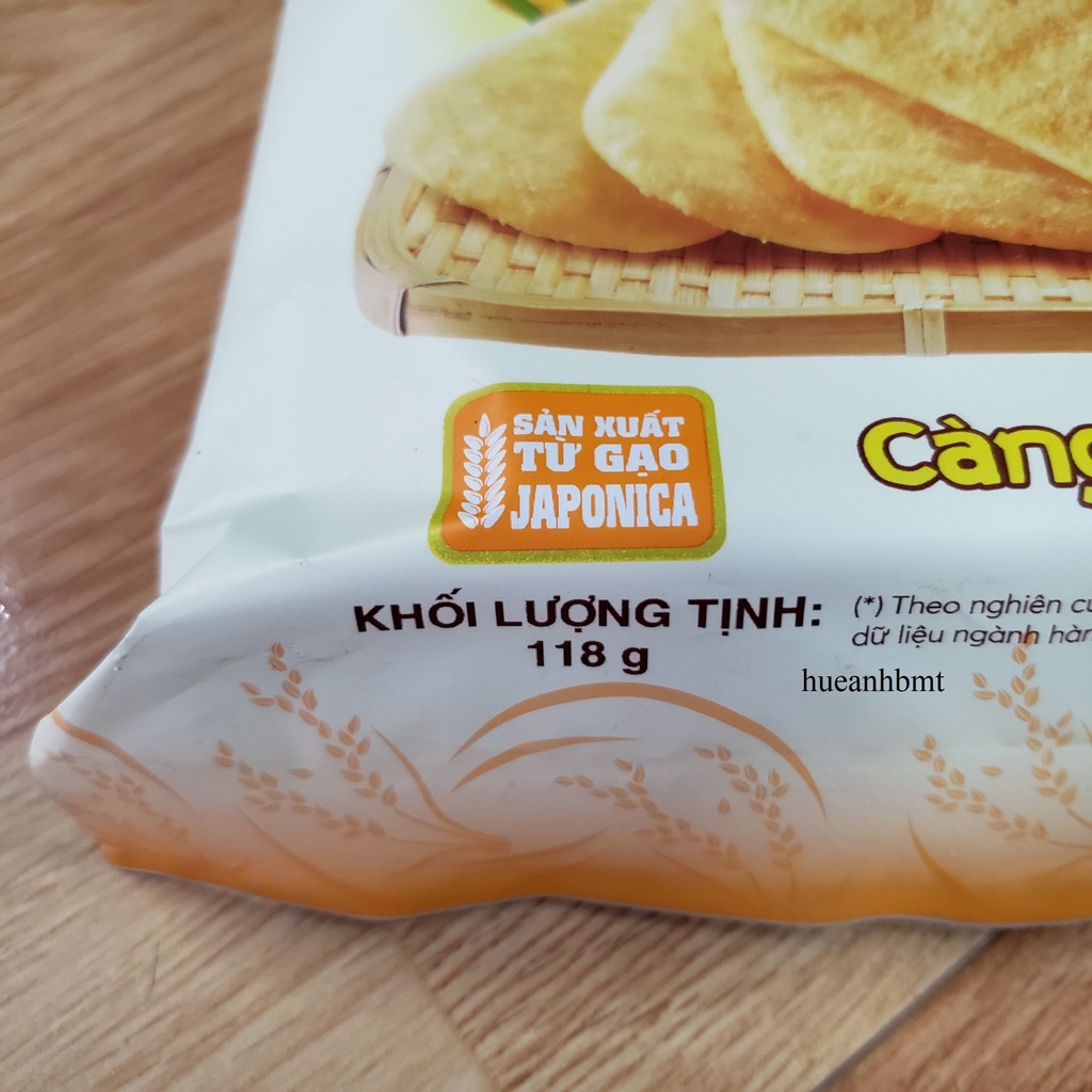 Bánh gạo OneOne Vị Phô Mai Ngô - Phô Mai Sữa Gói 118g