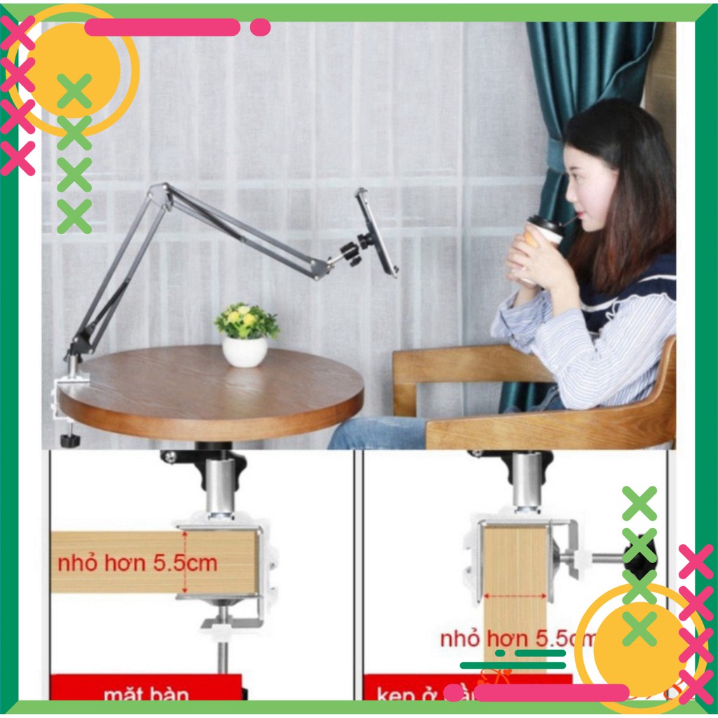 [FREE SHIP] Giá Đỡ Kẹp Ipad Stands Để Đầu Giường | BigBuy360 - bigbuy360.vn