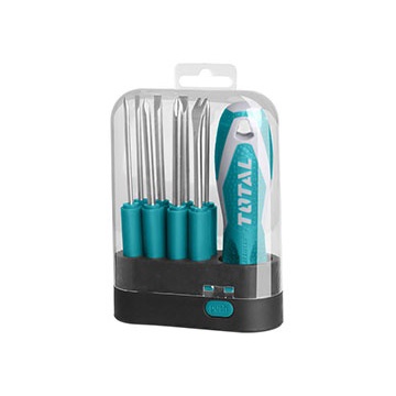 ĐỒ NGHỀ TOTAL Bộ 9 tua vít  đa năng THT250906