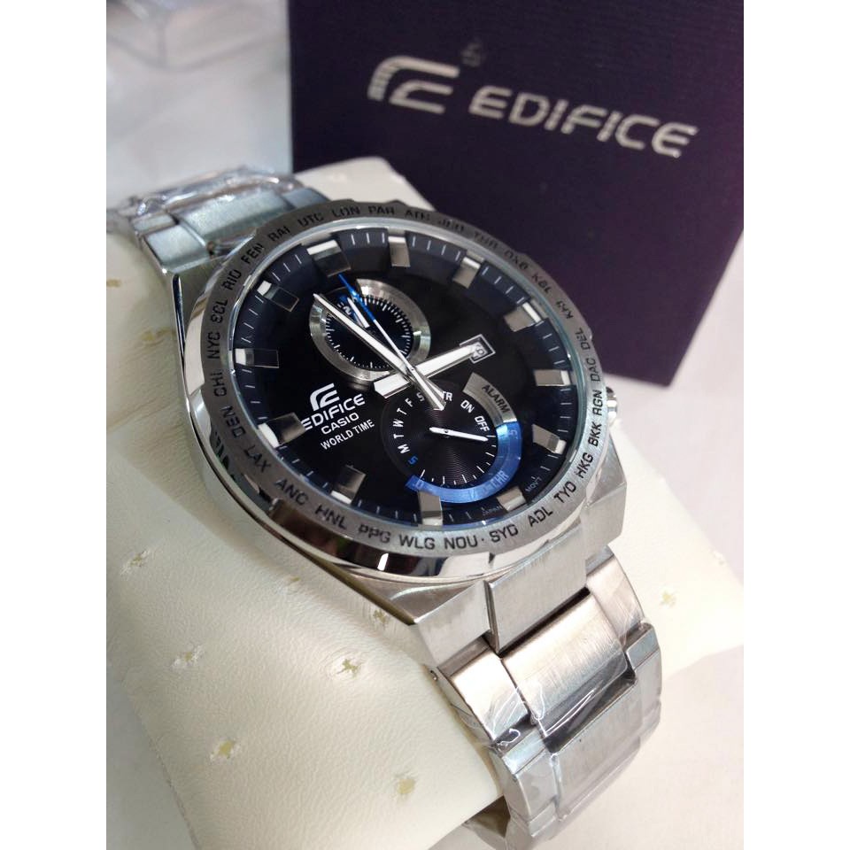 Đồng Hồ Nam Casio Edifice EFR-542DB-1AVUDF Dây Kim Loại - Nền Mặt Đen Nam Tính