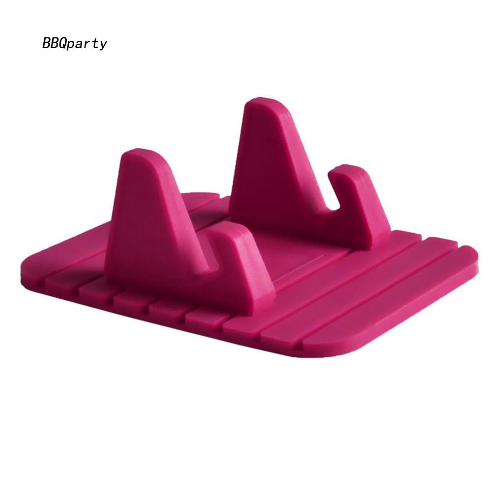 Giá đỡ điện thoại bằng silicon chống trượt góc nghiêng 120 độ kích thước 11cm x 9cm x 4cm tiện dụng cho xe hơi | BigBuy360 - bigbuy360.vn