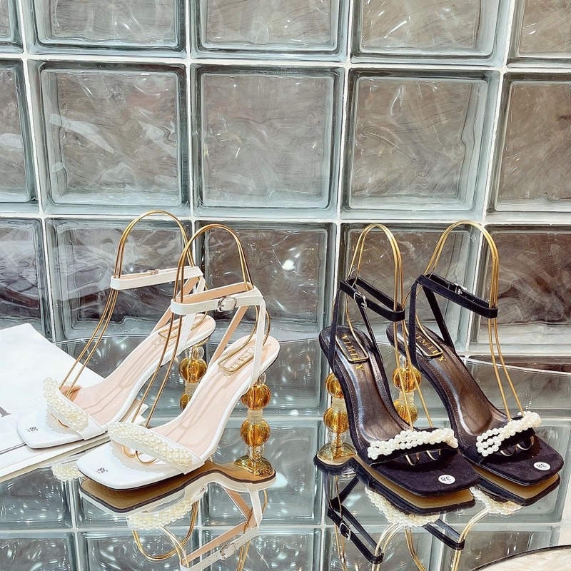 SANDAL DÂY NGO.C GÓT KIỂU CAO 7P