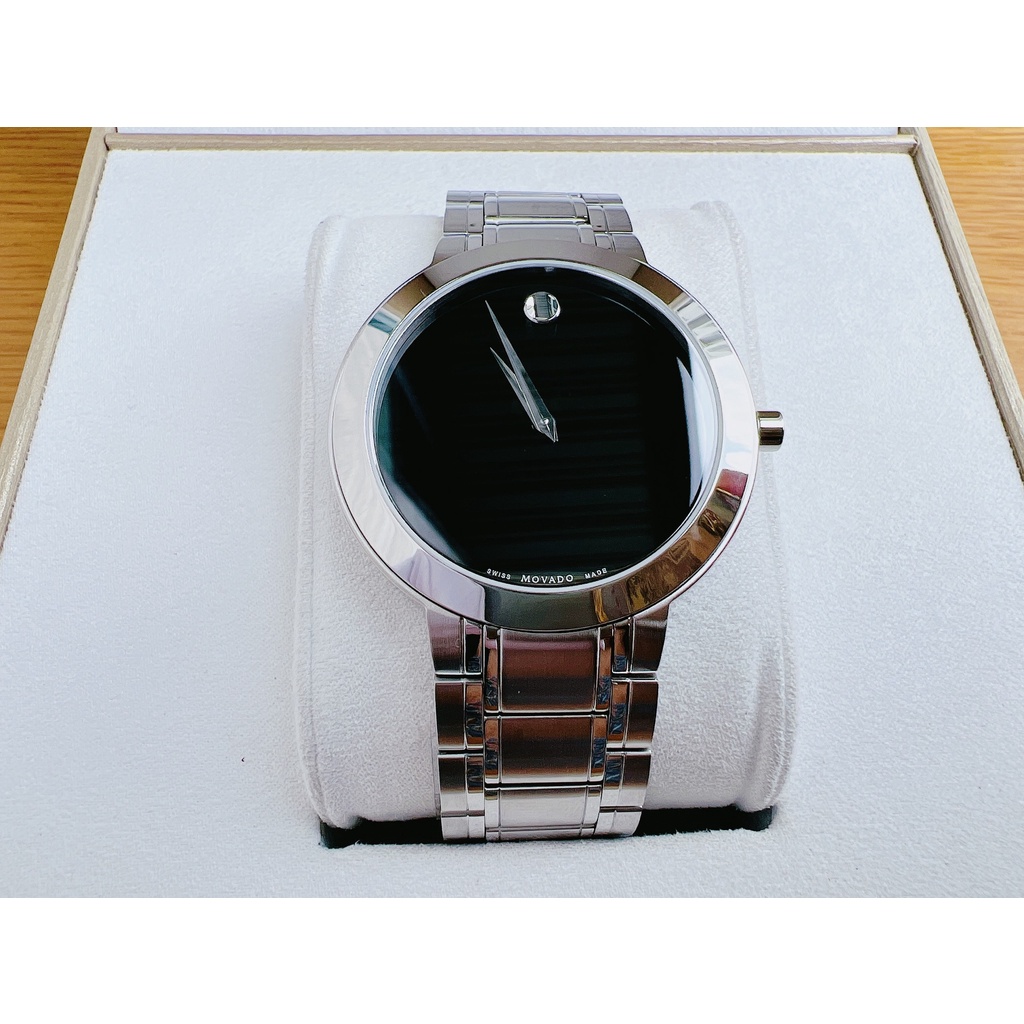 Đồng hồ nam chính hãng Movado 0607277 - Máy quartz pin Thụy Sĩ- Kính Sapphire