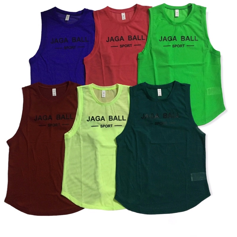 Áo tank lưới sát nách Jaga Ball thể thao tập gym yoga nữ co giãn 4 chiều