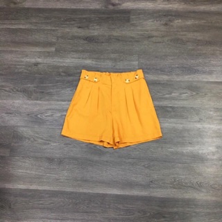 Quần short vải cạp chun nữ