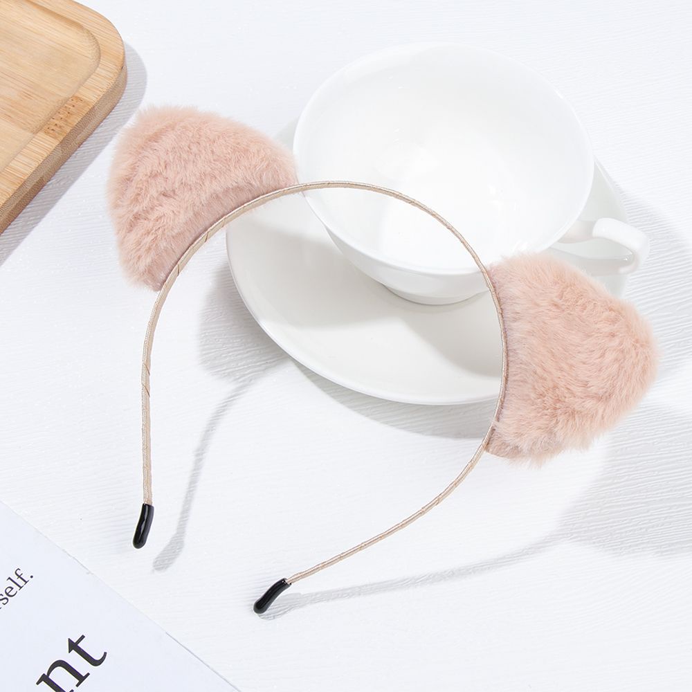 Cài tóc tai mèo nhồi bông dễ thương nhiều màu tùy chọn