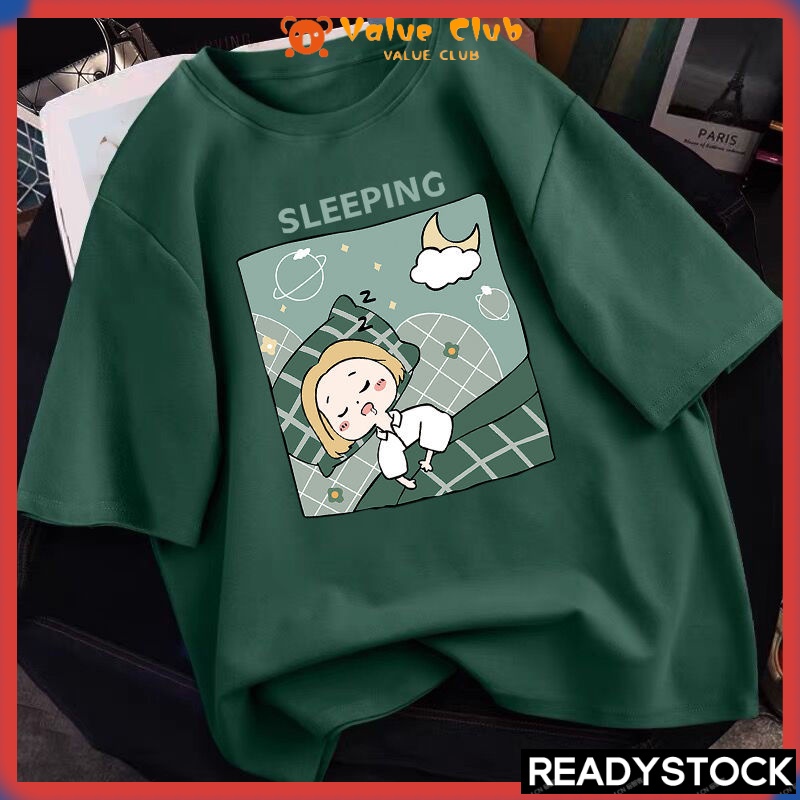 Áo Thun Cotton Tay Ngắn Dáng Rộng Thời Trang Mùa Hè Mới 2021 Cho Nữ