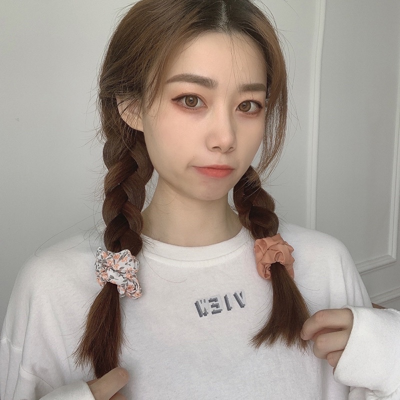 Dây buộc tóc loại nhỏ hoạ tiết xinh xắn cho nữ