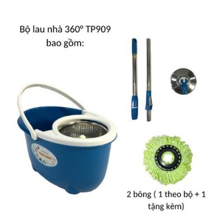 Bộ Lau Nhà 360 TP909 2 Chức Năng Vừa Giặt Vừa Vắt Khô