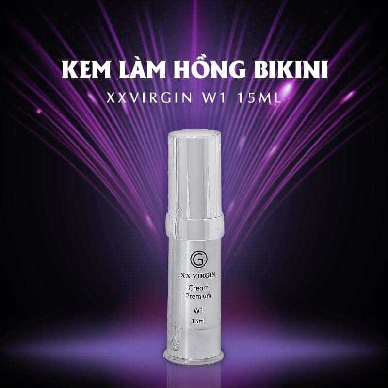 (Tặng kèm 2 quần lót ren cao cấp) KEM LÀM HỒNG BIKINI W1 GCELL HÀN QUỐC 15 ml