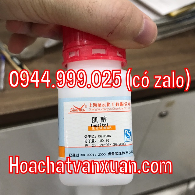 Hoá chất  Inositol CAS:87-89-8 C6H12O6 I108336 99% myo-inositol lọ 25g