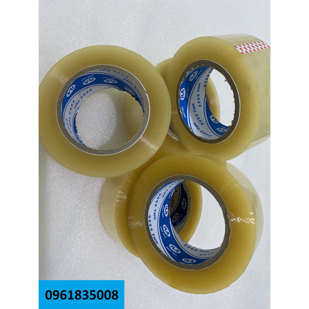 Băng keo trong cuộn khổng lồ 200 yard lõi mỏng