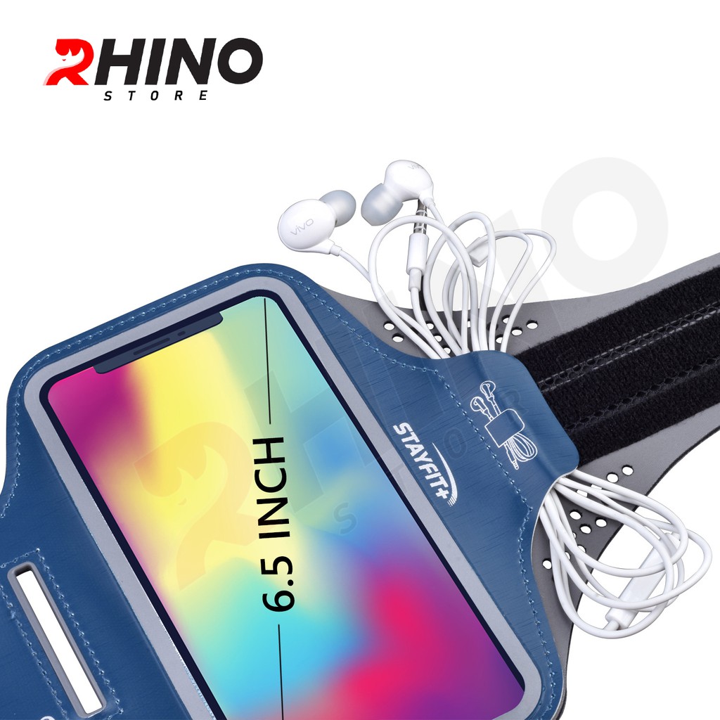 Túi đeo tay chạy bộ, túi đeo tay đựng điện thoại tập thể dục Rhino B102 Kháng nước, chống thấm tới 6.5 Inch  giá tốt