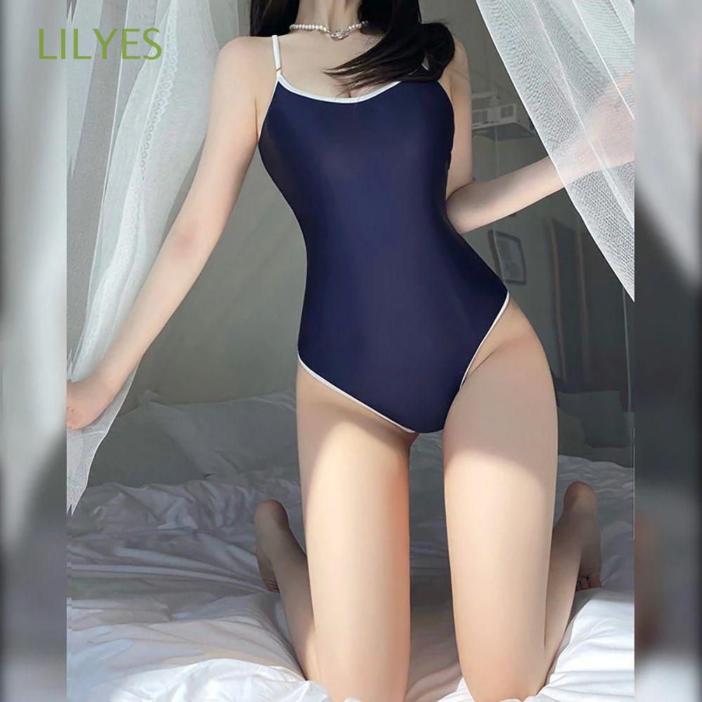 Bộ đồ ngủ liền thân màu sắc thời trang quyến rũ cho nữ