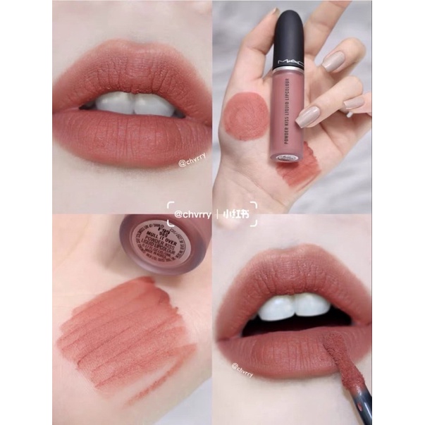 Son kem lì M.A.C Power Kiss Liquid Lipstick- Devoted to Chili, Sorry not Sorry, Mull It Over