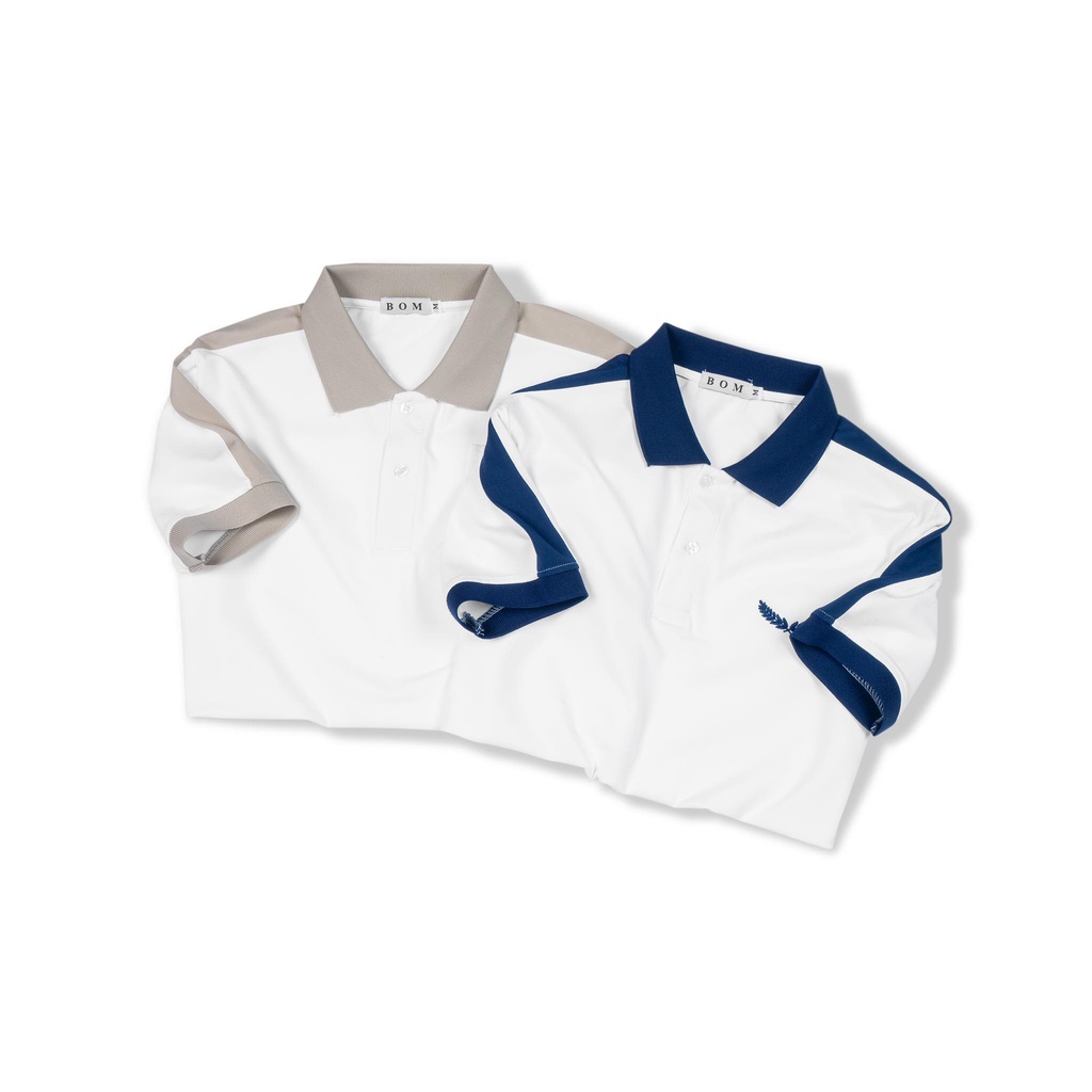 ÁO THUN POLO NAM CỔ BẺ HỌA TIẾT THÊU VẢI CÁ SẤU COTTON CAO CẤP