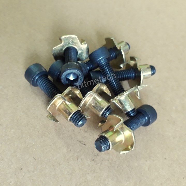 Ốc lục giác chìm kèm tán chấu bắt loa M6
