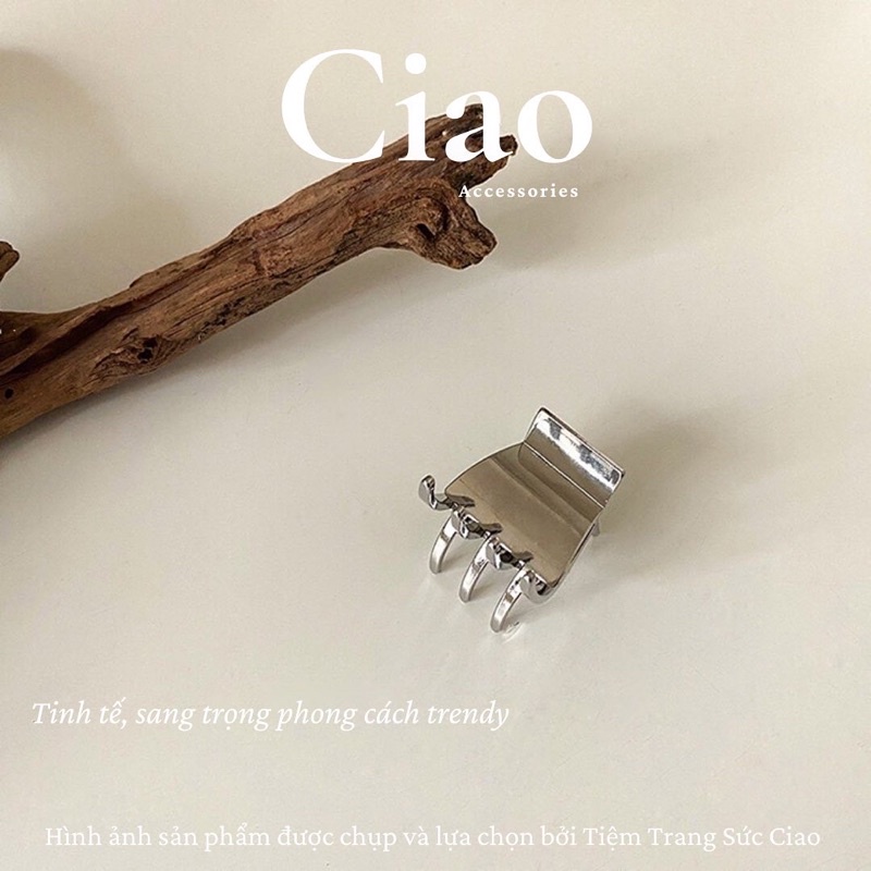 [NEW ITEMS] Kẹp càng cua kim loại trendy phong cách Hàn Ciao accessories