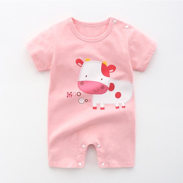 Tiết kiệm ngay 20k, 3 bộ body ngắn tay cho bé trai in hình động vật từ 3 đến 11kg