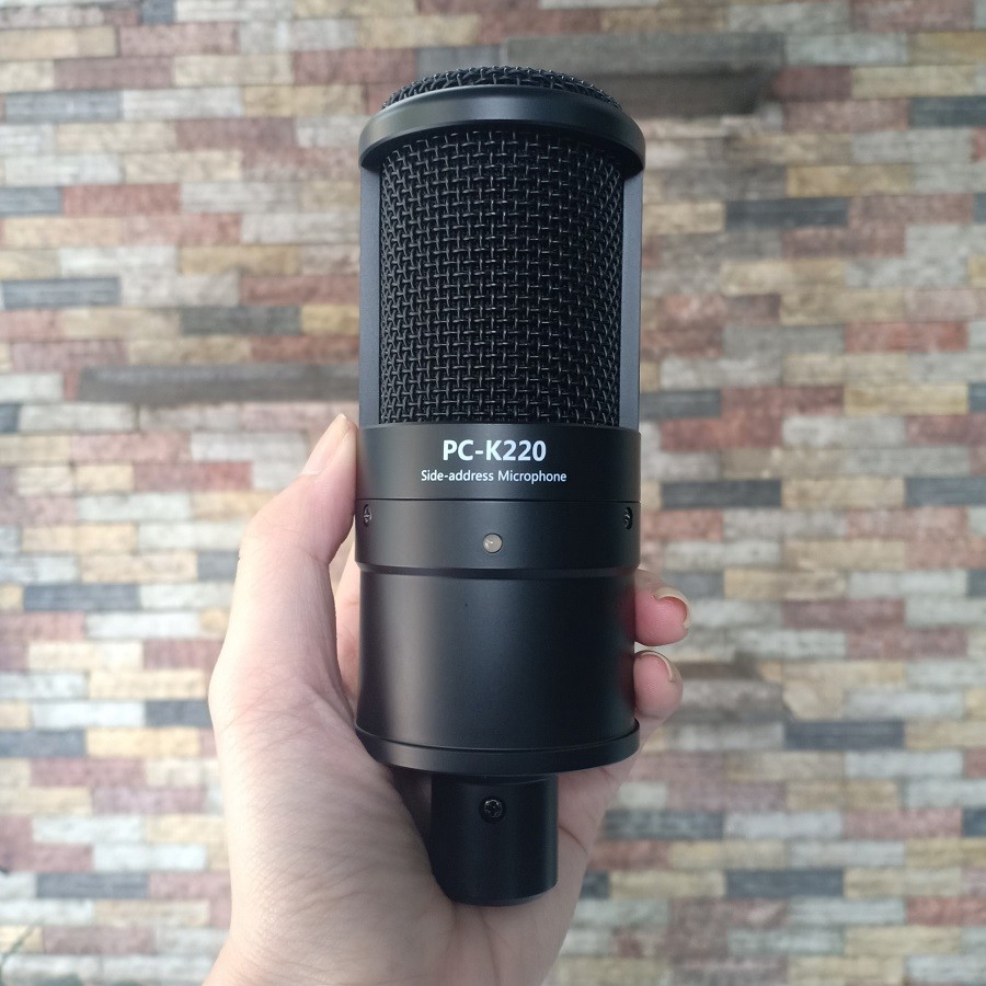 Micro thu âm Takstar PC K220 dành cho phòng thu, mic hát livestream kèm dây XLR-XLR 3m, chính hãng, bảo hành 12 tháng