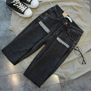 (Order) có bigsize Quần jeans gấp gấu basic