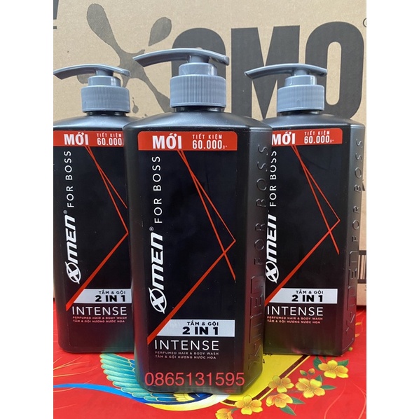 Tắm Gội X-Men For Boss Intense 2in1 650g